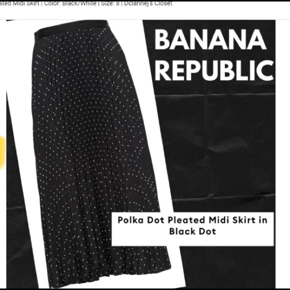 Banana republic pleated midi skirt - Picture 5 of 6